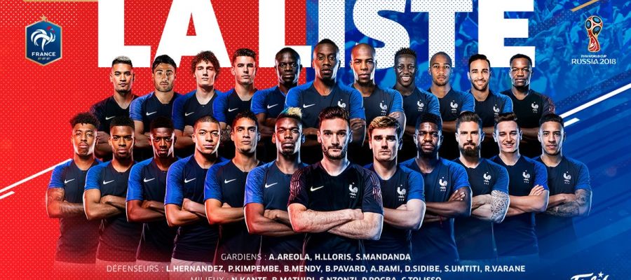 La lista de Francia para el Mundial de Rusia La lista de Francia para el Mundial de Rusia