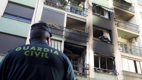 DETENIDO SOSPECHOSO DEL FUEGO 