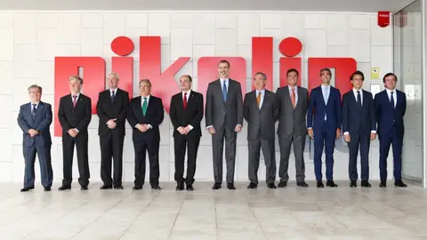 Felipe VI en las instalaciones de Pikolín Felipe VI en las instalaciones de Pikolín