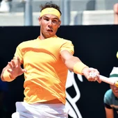 Rafa Nadal, en acción ante Fabio Fognini Rafa Nadal, en acción ante Fabio Fognini