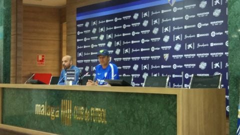 Jose Gonz&aacute;lez, entrenador del M&aacute;laga CF