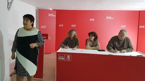 Clara Luquero en la Asamblea de la Agrupación Municipal del PSOE Clara Luquero en la Asamblea de la Agrupación Municipal del PSOE
