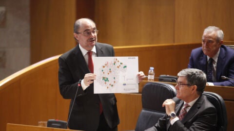 El presidente Lamb&aacute;n en las Cortes