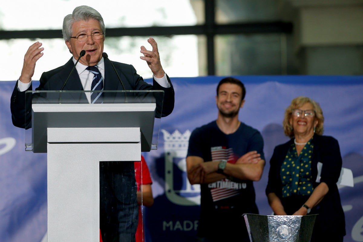 Enrique Cerezo: "La temporada que viene la Champions es en nuestro estadio y me gustaría celebrar el título" Enrique Cerezo: "La temporada que viene la Champions es en nuestro estadio y me gustaría celebrar el título"