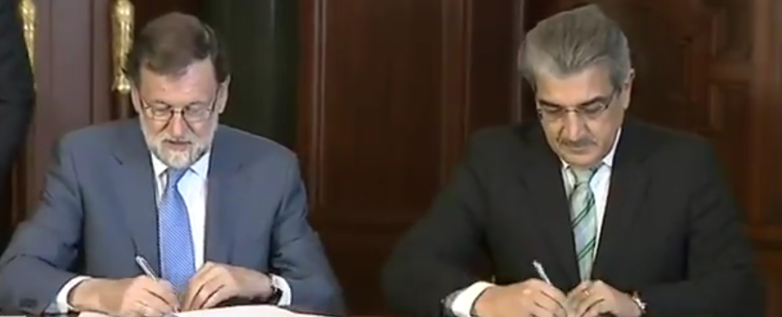 Rajoy firma este sábado un acuerdo con Nueva Canarias para sumar a la formación a los Presupuestos Rajoy firma este sábado un acuerdo con Nueva Canarias para sumar a la formación a los Presupuestos