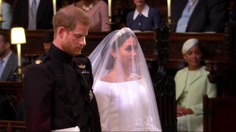 Harry y Meghan en el altar