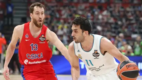 Campazzo con Sergio Rodríguez. Campazzo con Sergio Rodríguez.