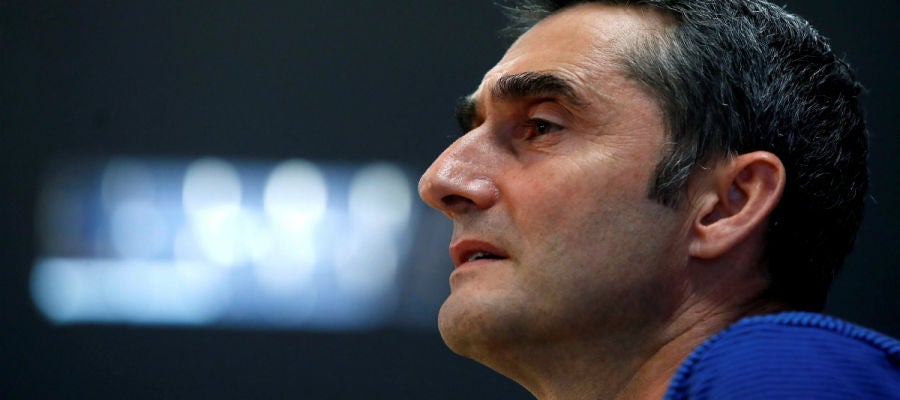 Valverde, en rueda de prensa Valverde, en rueda de prensa
