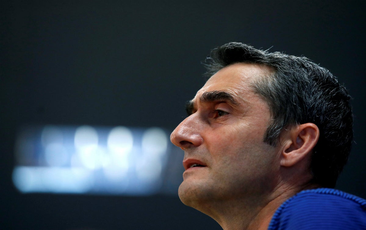 Ernesto Valverde, sobre el partido ante la Real: "Que Iniesta se despida con una victoria" Ernesto Valverde, sobre el partido ante la Real: "Que Iniesta se despida con una victoria"