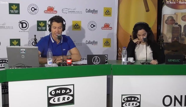 Onda Cero desde El Rocío: Jaime Cantizano y Esther Eiros realizan sus programas desde la Casa de Onda Cero Onda Cero desde El Rocío: Jaime Cantizano y Esther Eiros realizan sus programas desde la Casa de Onda Cero