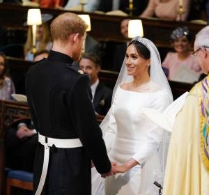 Meghan Markle durante su boda con el príncipe Harry Meghan Markle durante su boda con el príncipe Harry