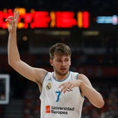Doncic en la victoria del Real Madrid Doncic en la victoria del Real Madrid