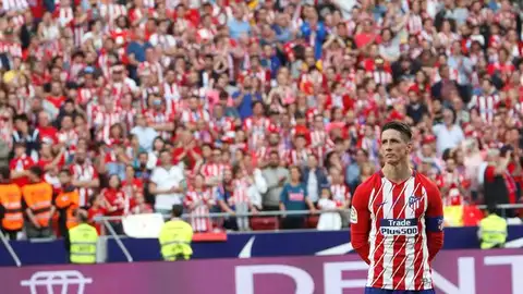Fernando Torres en su despedida del Atlético de Madrid Fernando Torres en su despedida del Atlético de Madrid