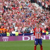 Fernando Torres en su despedida del Atlético de Madrid