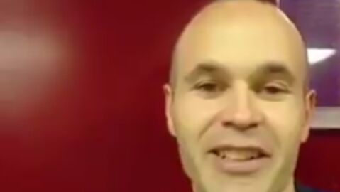 Iniesta, en su mensaje a la afici&oacute;n