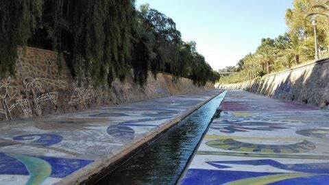 R&iacute;o Vinalop&oacute; a su paso por Elche