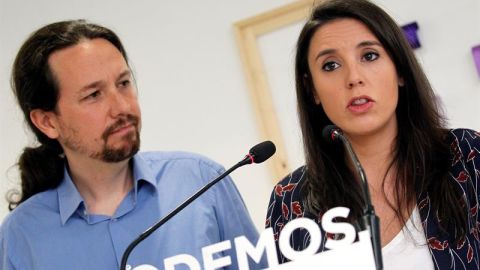 Pablo Iglesias e Irene Montero