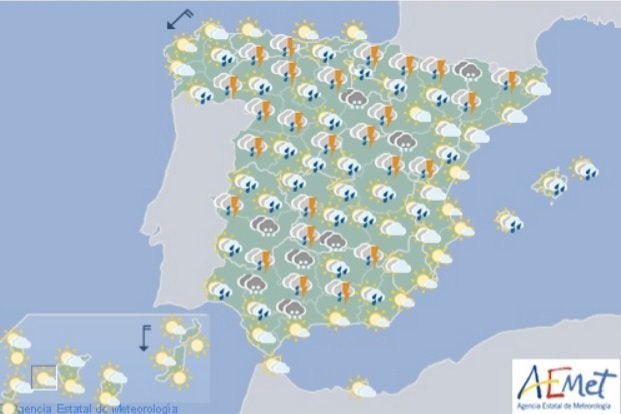El Tiempo para las próximas horas El Tiempo para las próximas horas