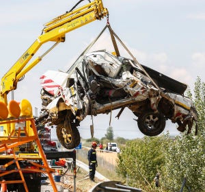 Accidente de trafico en Villadangos del Páramo Accidente de trafico en Villadangos del Páramo