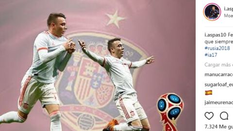 El mensaje de Iago Aspas tras ser convocado para el Mundial