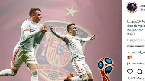 El mensaje de Iago Aspas tras ser convocado para el Mundial El mensaje de Iago Aspas tras ser convocado para el Mundial