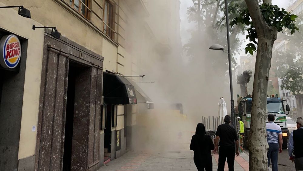Se derrumba el forjado de un edificio en rehabilitación en Madrid