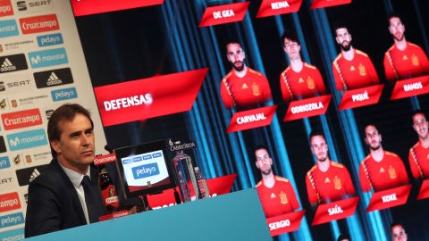 Julen Lopetegui ofrece la lista de convocados para el Mundial
