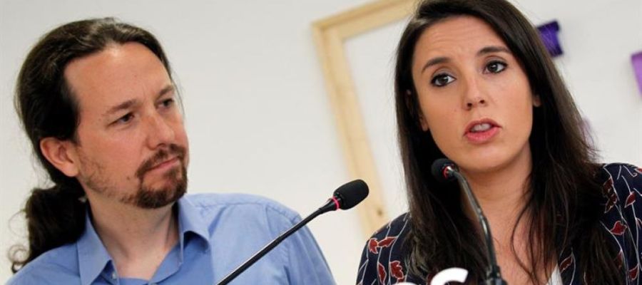 Pablo Iglesias e Irene Montero Pablo Iglesias e Irene Montero