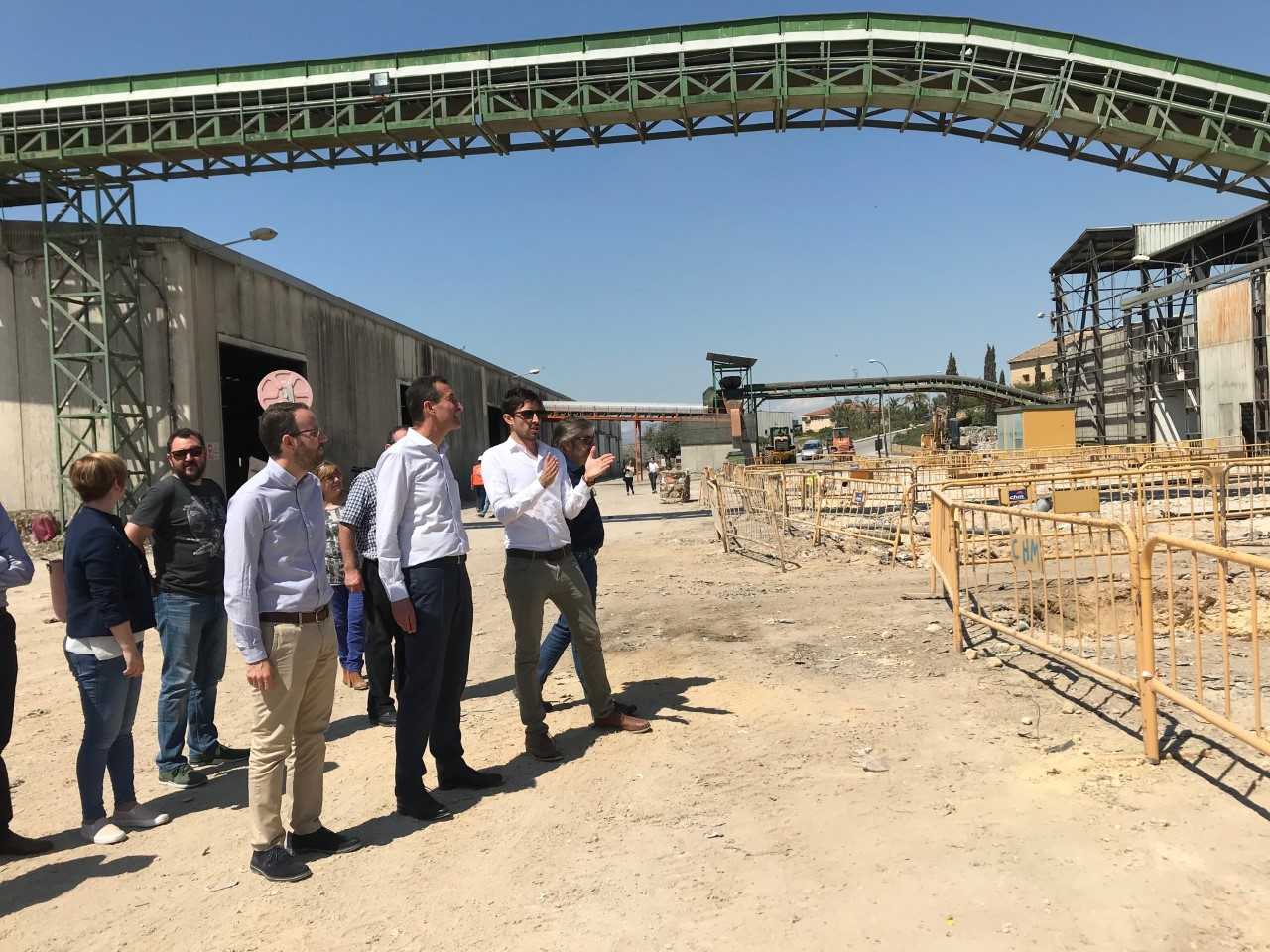 Las obras en la planta de residuos del Baix Vinalopó finalizarán a principios de 2019 Las obras en la planta de residuos del Baix Vinalopó finalizarán a principios de 2019