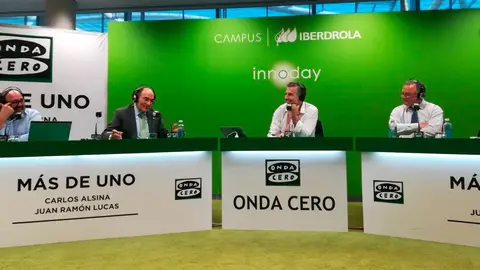 El presidente de Iberdrola, Ignacio Galán, durante una entrevista en Más de uno El presidente de Iberdrola, Ignacio Galán, durante una entrevista en Más de uno