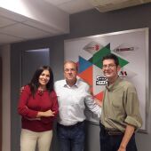 María Ortiz, José Antonio Monago y Juan Carlos González