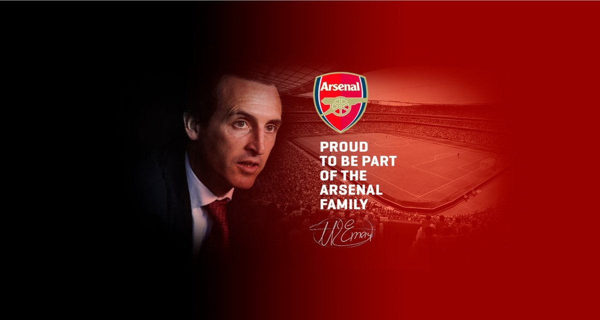 Unai Emery adelanta su fichaje por el Arsenal con una foto en su web Unai Emery adelanta su fichaje por el Arsenal con una foto en su web