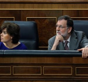 Mariano Rajoy y la exvicepresidenta Soraya Sáez de Santamaría Mariano Rajoy y la exvicepresidenta Soraya Sáez de Santamaría
