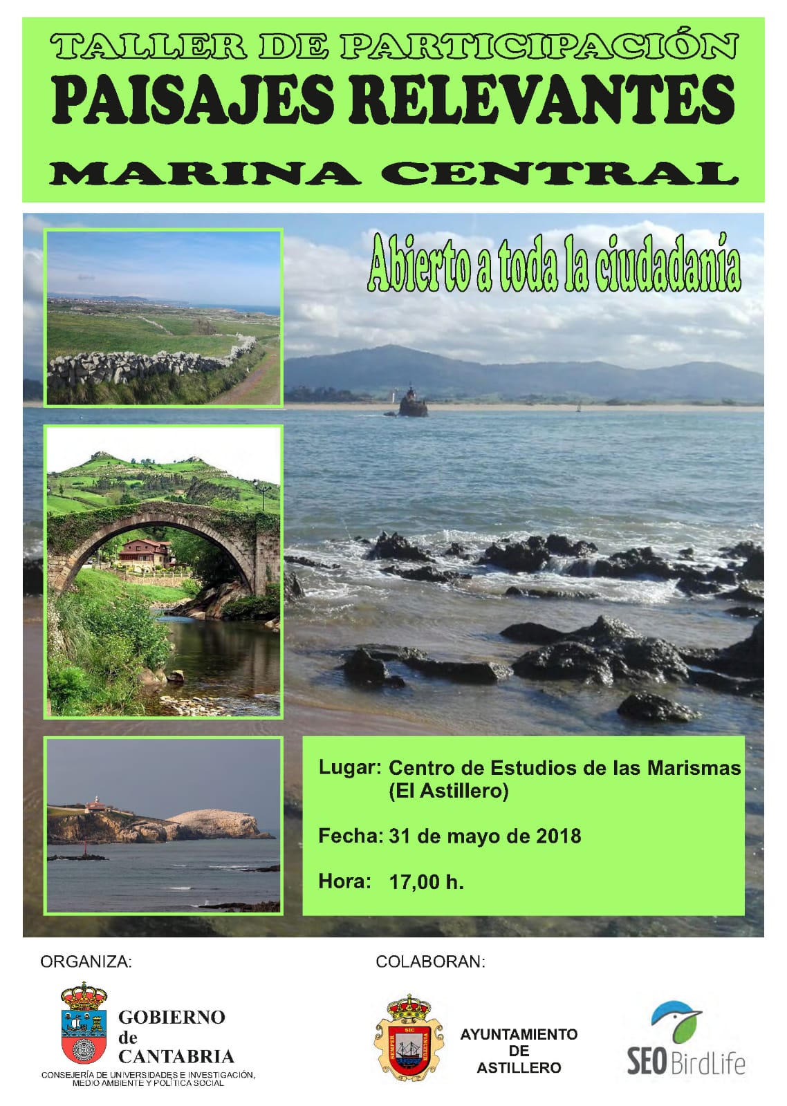 Aquí en la Onda Cantabria. Medio Ambiente: Últimos talleres de los Paisajes Relevantes Aquí en la Onda Cantabria. Medio Ambiente: Últimos talleres de los Paisajes Relevantes