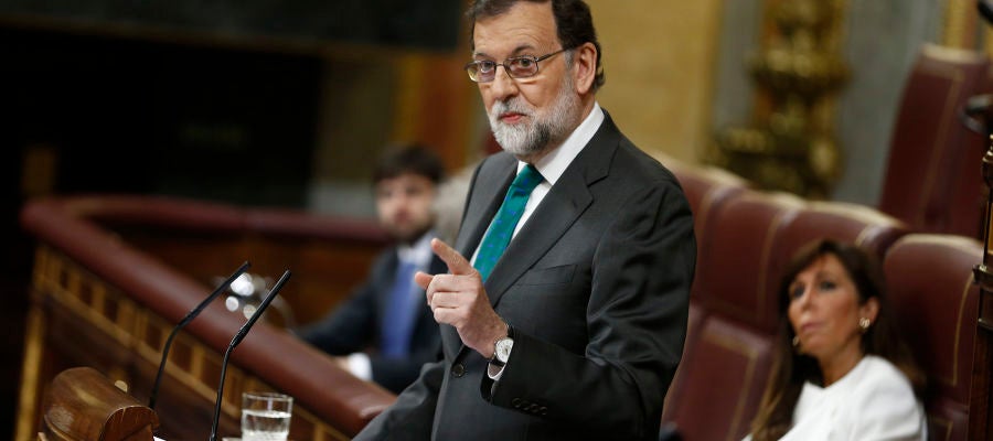 Mariano Rajoy, en el Congreso de los Diputados. Mariano Rajoy, en el Congreso de los Diputados.