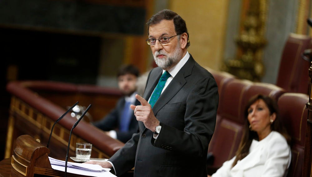 Mariano Rajoy, en el Congreso de los Diputados. 