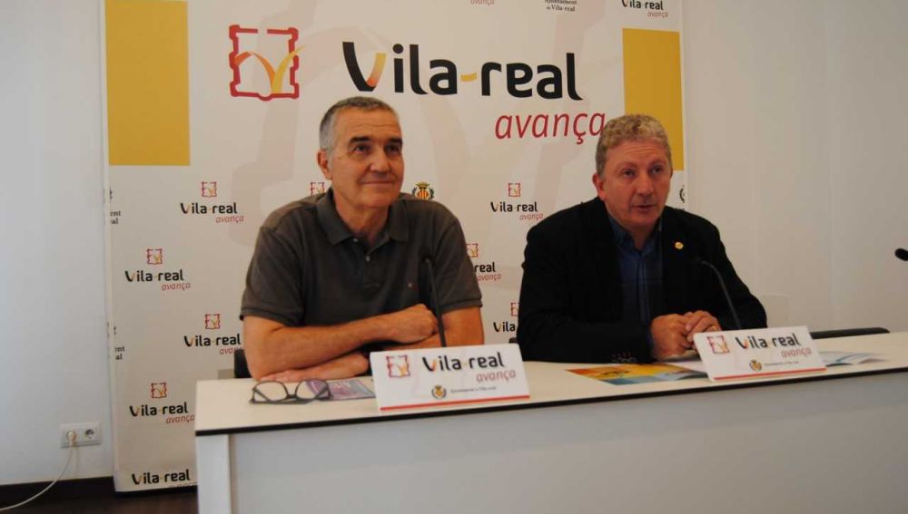 El regidor d´Esports Javier Serralvo i el cap del Servei Municipal d´Esports José Ramón Cantavella. 