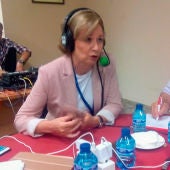 Pilar Cernuda desde el Congreso