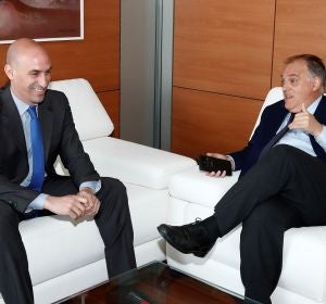 Reunión entre Rubiales y Tebas Reunión entre Rubiales y Tebas