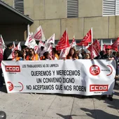 Los trabajadores de limpieza convocan huelga desde el próximo día 11 de junio Los trabajadores de limpieza convocan huelga desde el próximo día 11 de junio