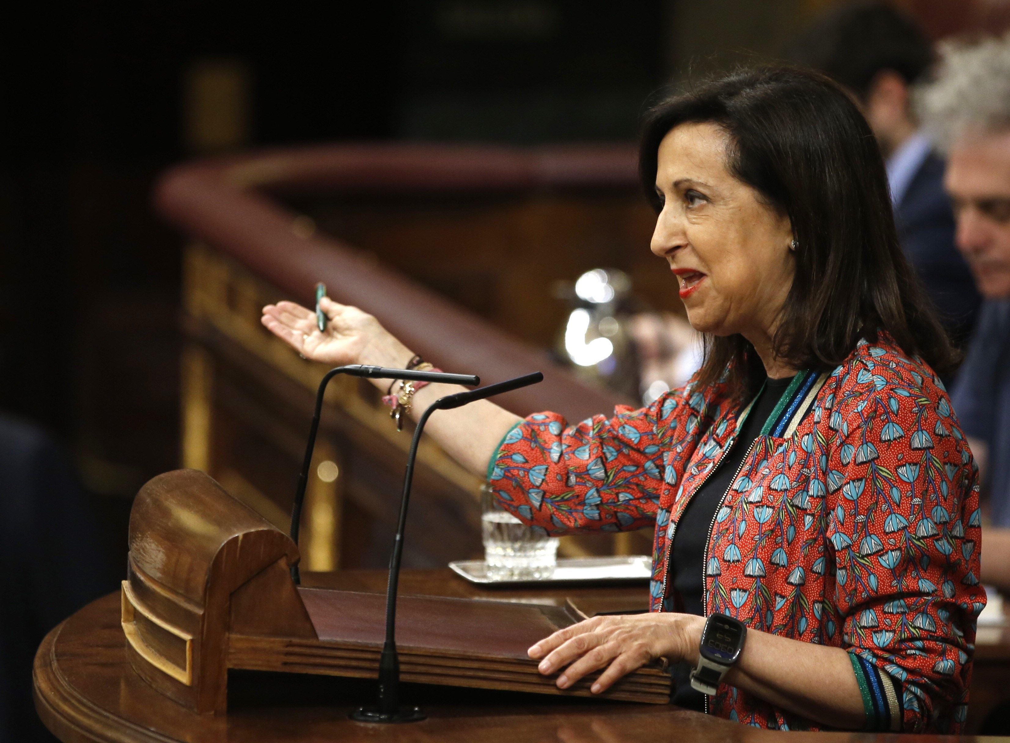 Margarita Robles reivindica los gobiernos de González y Zapatero y promete el cambio Margarita Robles reivindica los gobiernos de González y Zapatero y promete el cambio