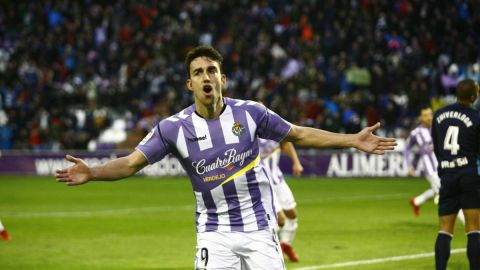 Jaime Mata, el pichichi de Segunda. 