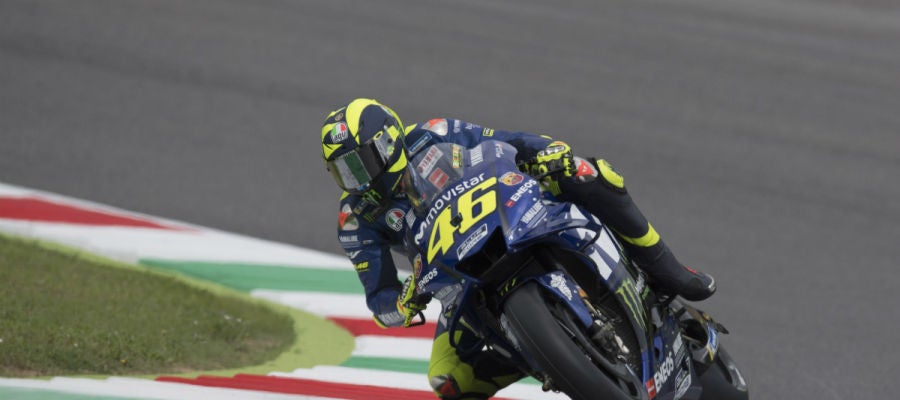 Valentino Rossi, con la Yamaha Valentino Rossi, con la Yamaha