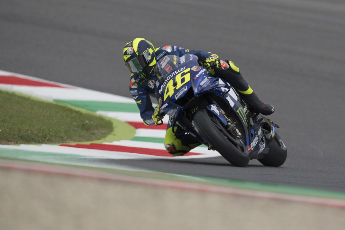 <p>Valentino Rossi logra la pole del GP de Italia con Marc Márquez sexto</p> <p>Valentino Rossi logra la pole del GP de Italia con Marc Márquez sexto</p>