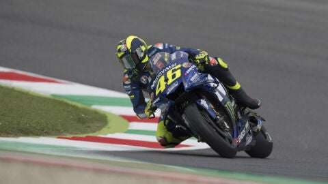 Valentino Rossi, con la Yamaha