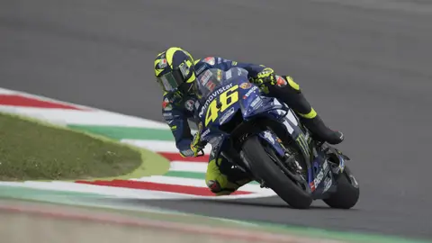 Valentino Rossi, con la Yamaha Valentino Rossi, con la Yamaha