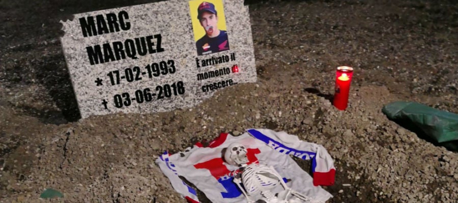 Tumba para Marc Márquez en Mugello Tumba para Marc Márquez en Mugello