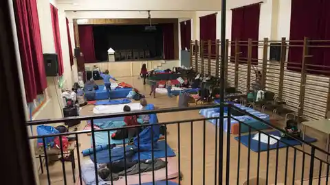 Encierro en el colegio Gómez Moreno Encierro en el colegio Gómez Moreno