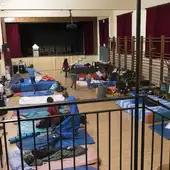 Encierro en el colegio Gómez Moreno Encierro en el colegio Gómez Moreno