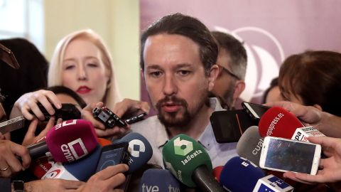 El l&iacute;der de Podemos, Pablo Iglesias